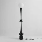 Melrose Black Glass Floor Lamp — product view 10
