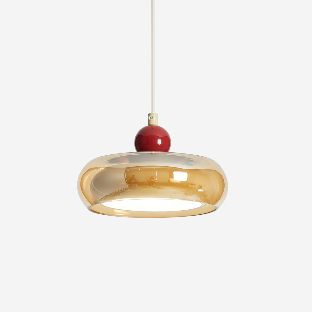 Rotan Glass Pendant Lamp — product view 1