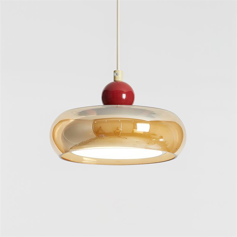 Rotan Glass Pendant Lamp — product view 3