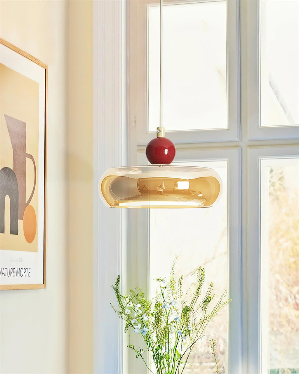 Rotan Glass Pendant Lamp — product view 10
