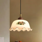 Nonna Floral Glass Pendant Lamp — product view 14