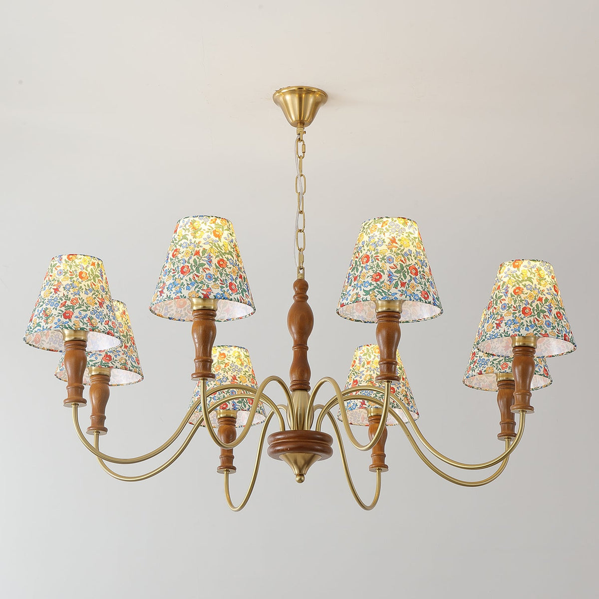 Alyssa Flower Fabric Chandelier — product view 25