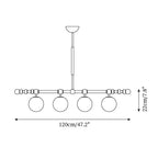 Hayes Glass Chandelier — product view 5