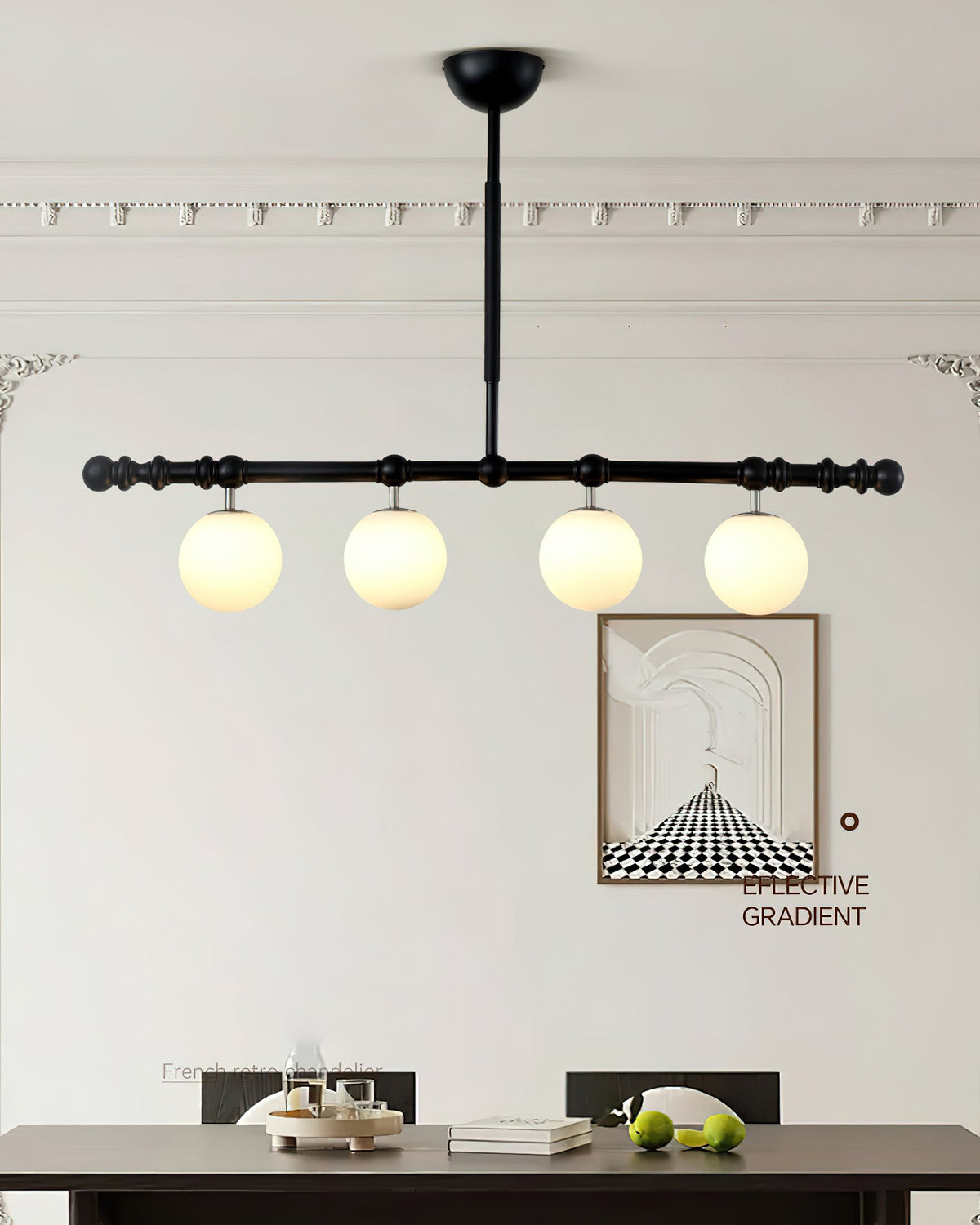 Hayes Glass Chandelier — product view 6