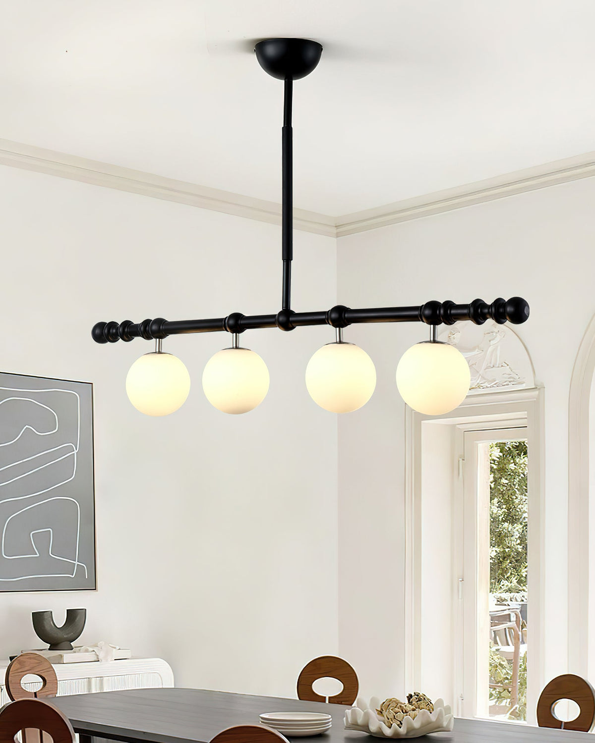 Hayes Glass Chandelier — product view 8