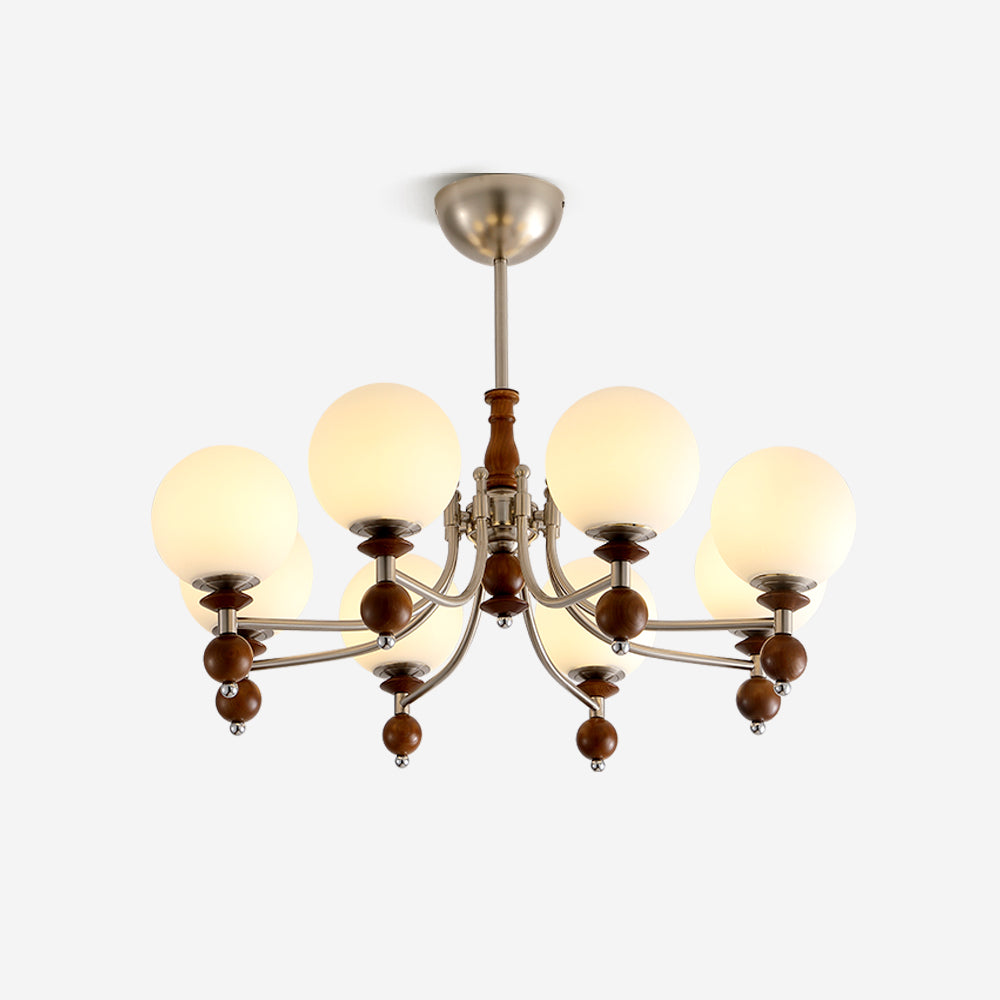 Retro Ellan Glass Chandelier — product view 1
