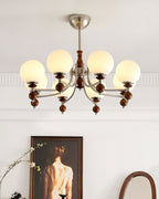 Retro Ellan Glass Chandelier — product view 8