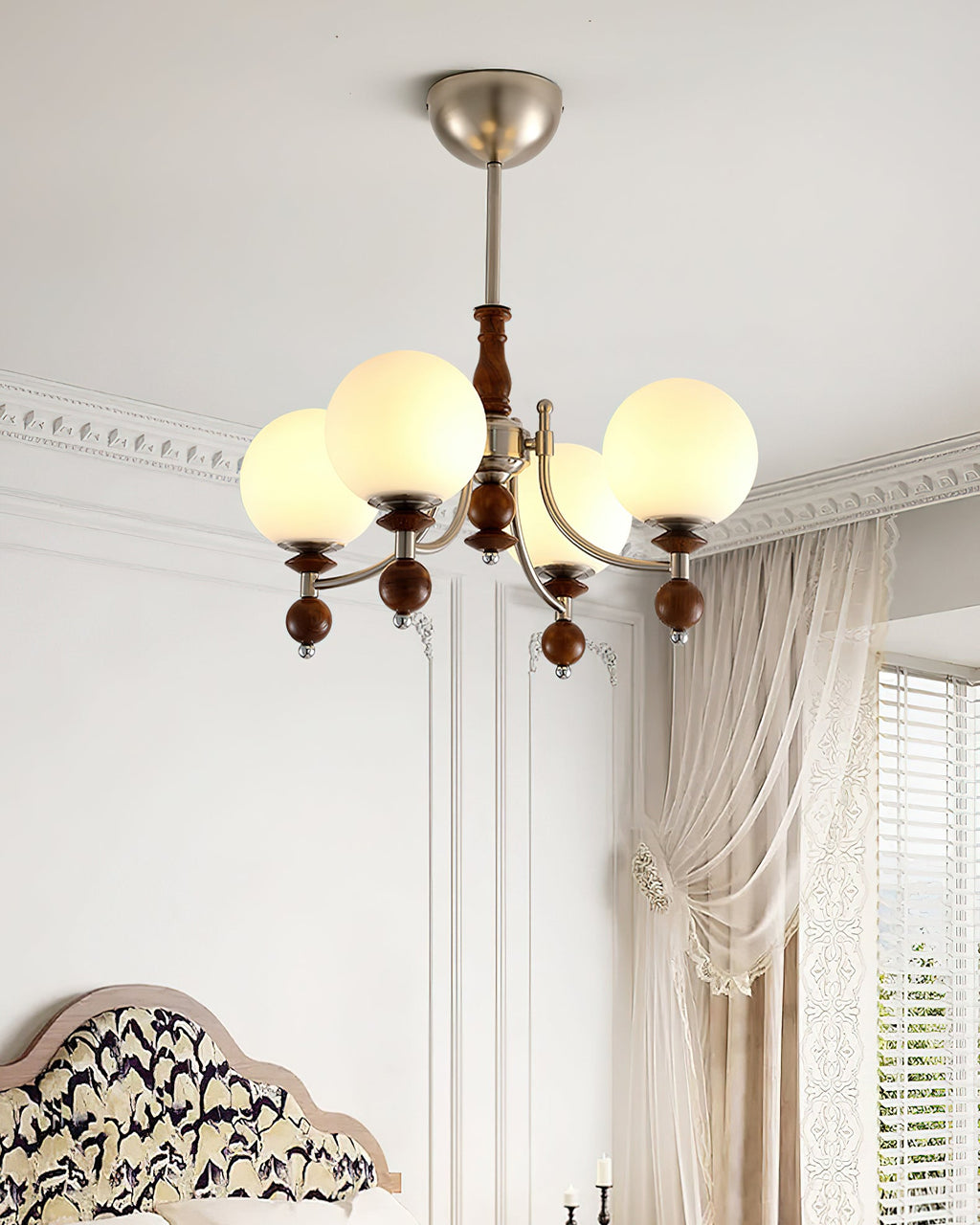 Retro Ellan Glass Chandelier — product view 9