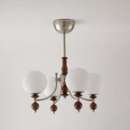 Retro Ellan Glass Chandelier — product view 11