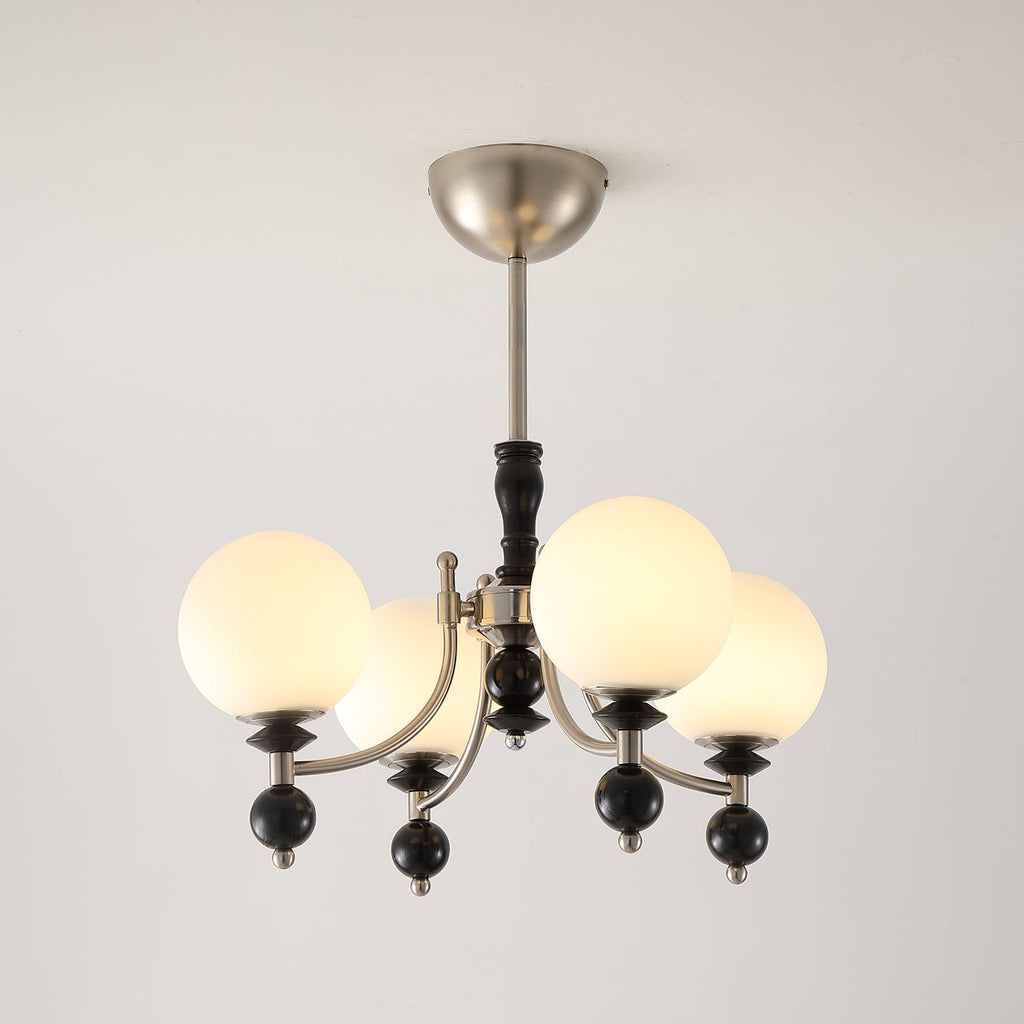 Retro Ellan Glass Chandelier — product view 14