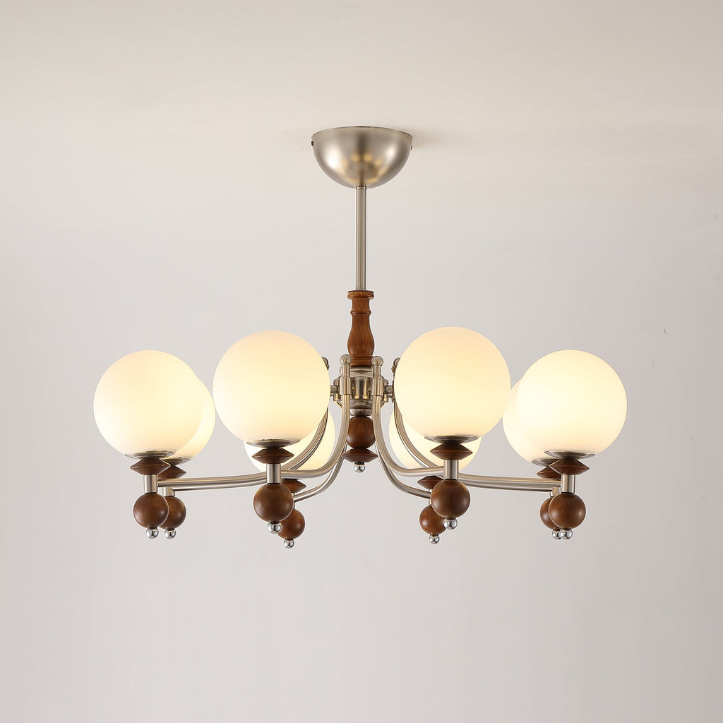 Retro Ellan Glass Chandelier — product view 20