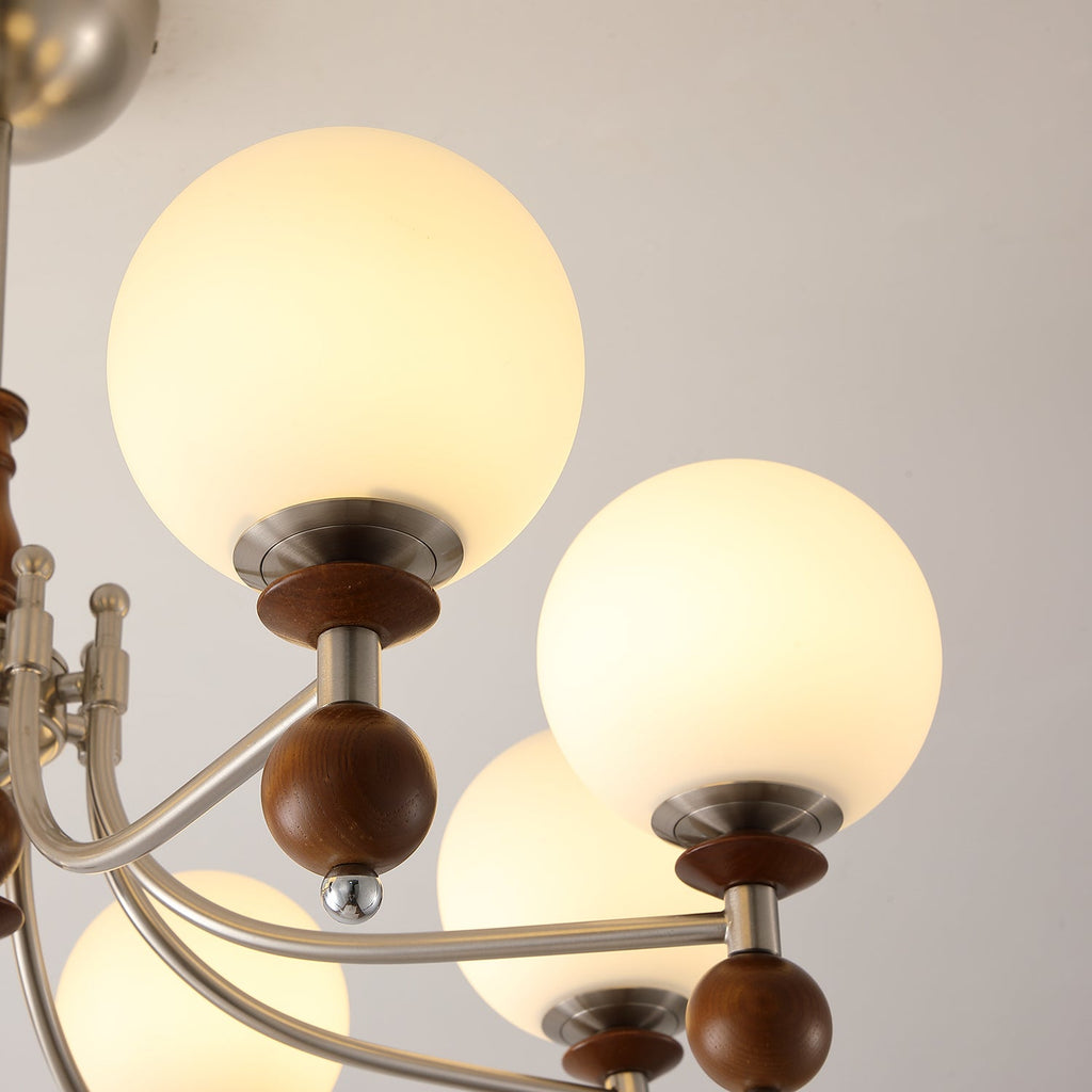 Retro Ellan Glass Chandelier — product view 21