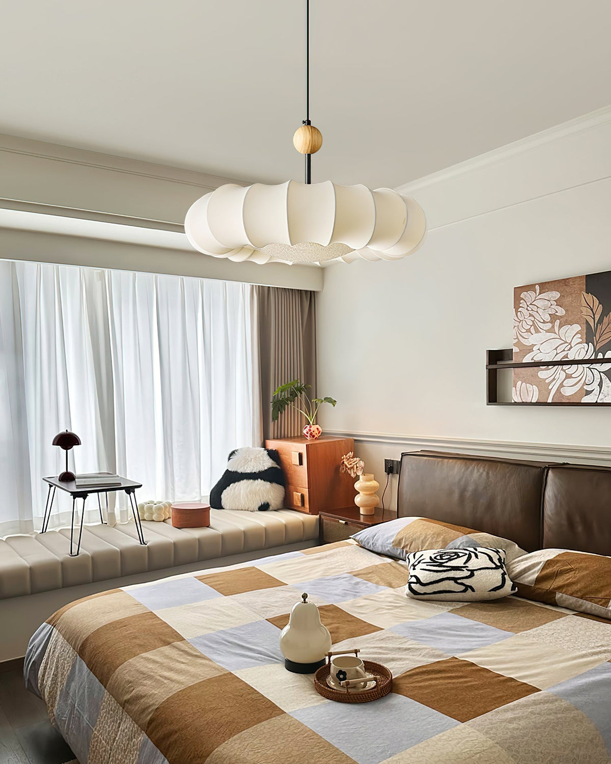 Anela Wood Pendant Lamp — product view 3