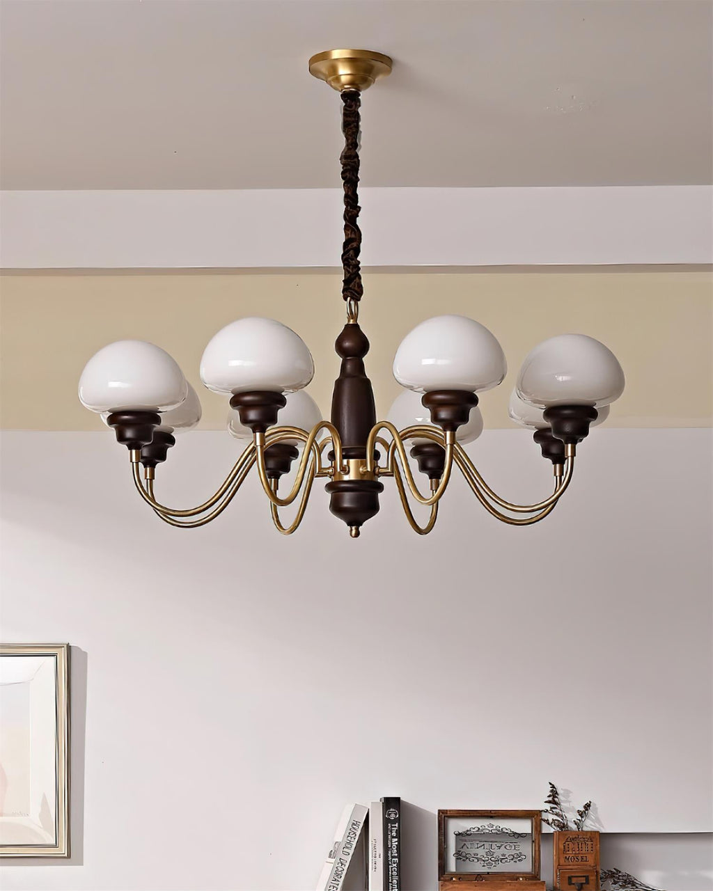 Nonna Mushroom Glass Chandelier — product view 13