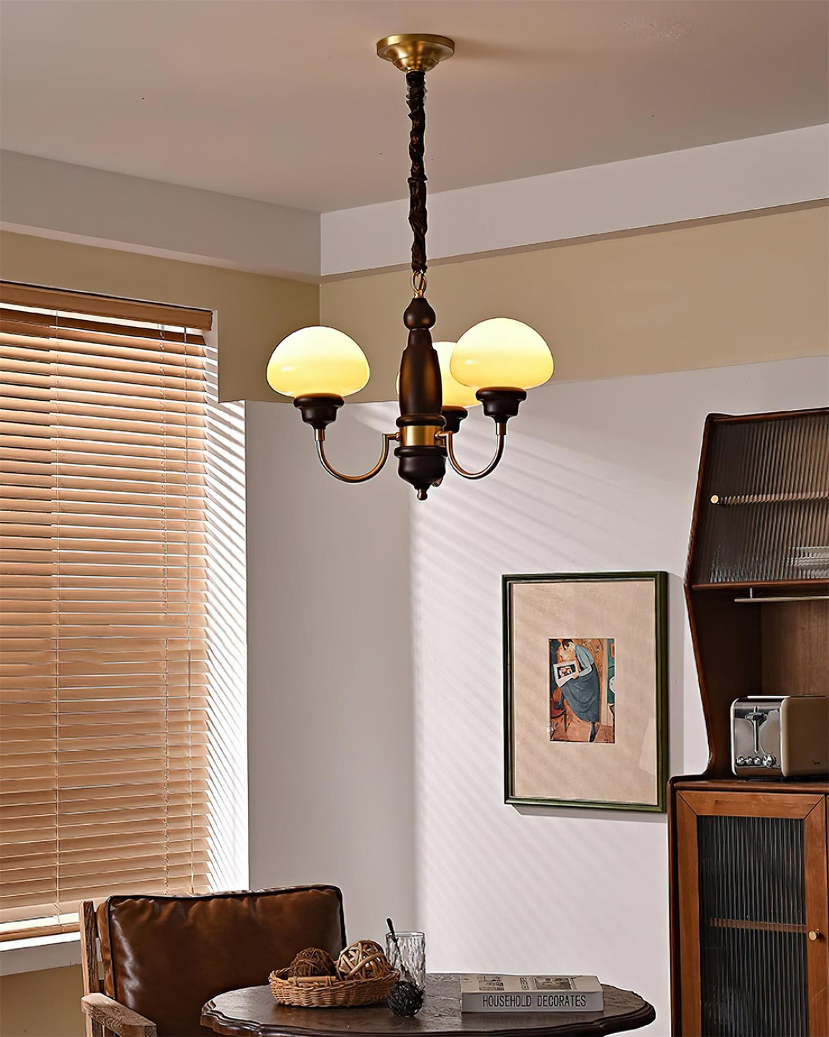 Nonna Mushroom Glass Chandelier — product view 16