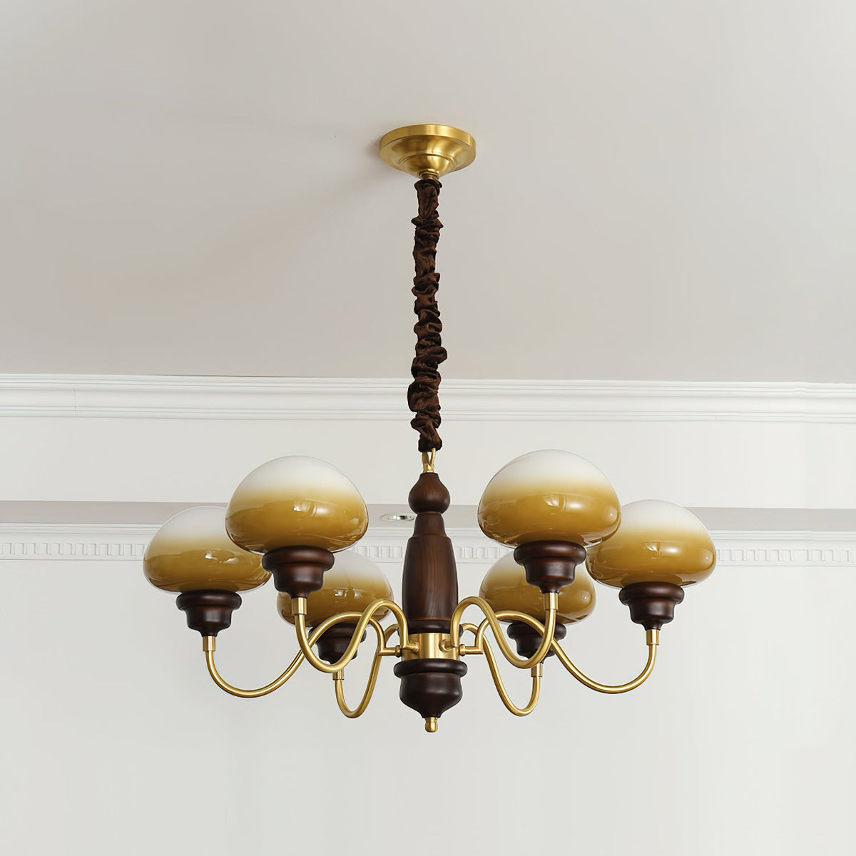 Nonna Mushroom Glass Chandelier — product view 17