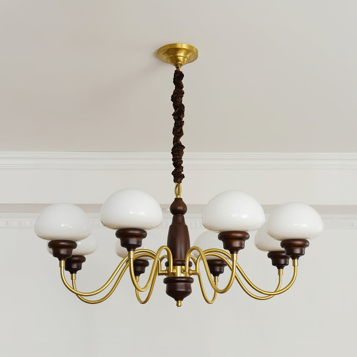 Nonna Mushroom Glass Chandelier — product view 18