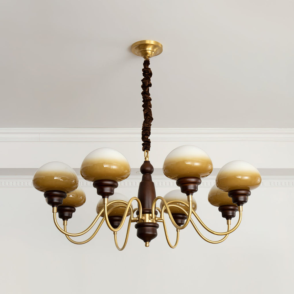 Nonna Mushroom Glass Chandelier — product view 19