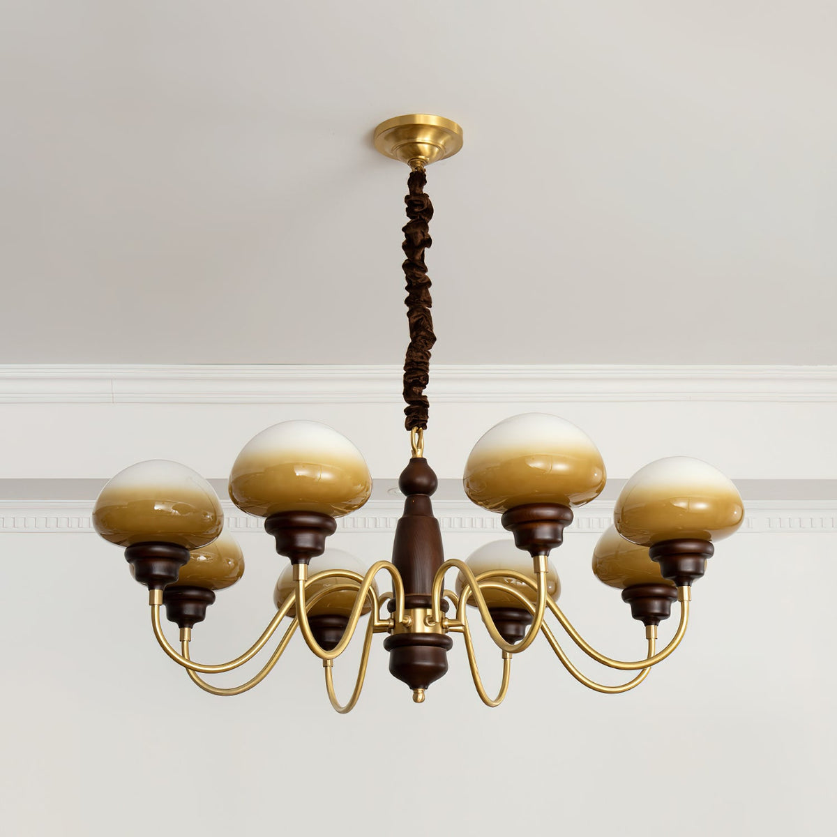 Nonna Mushroom Glass Chandelier — product view 19