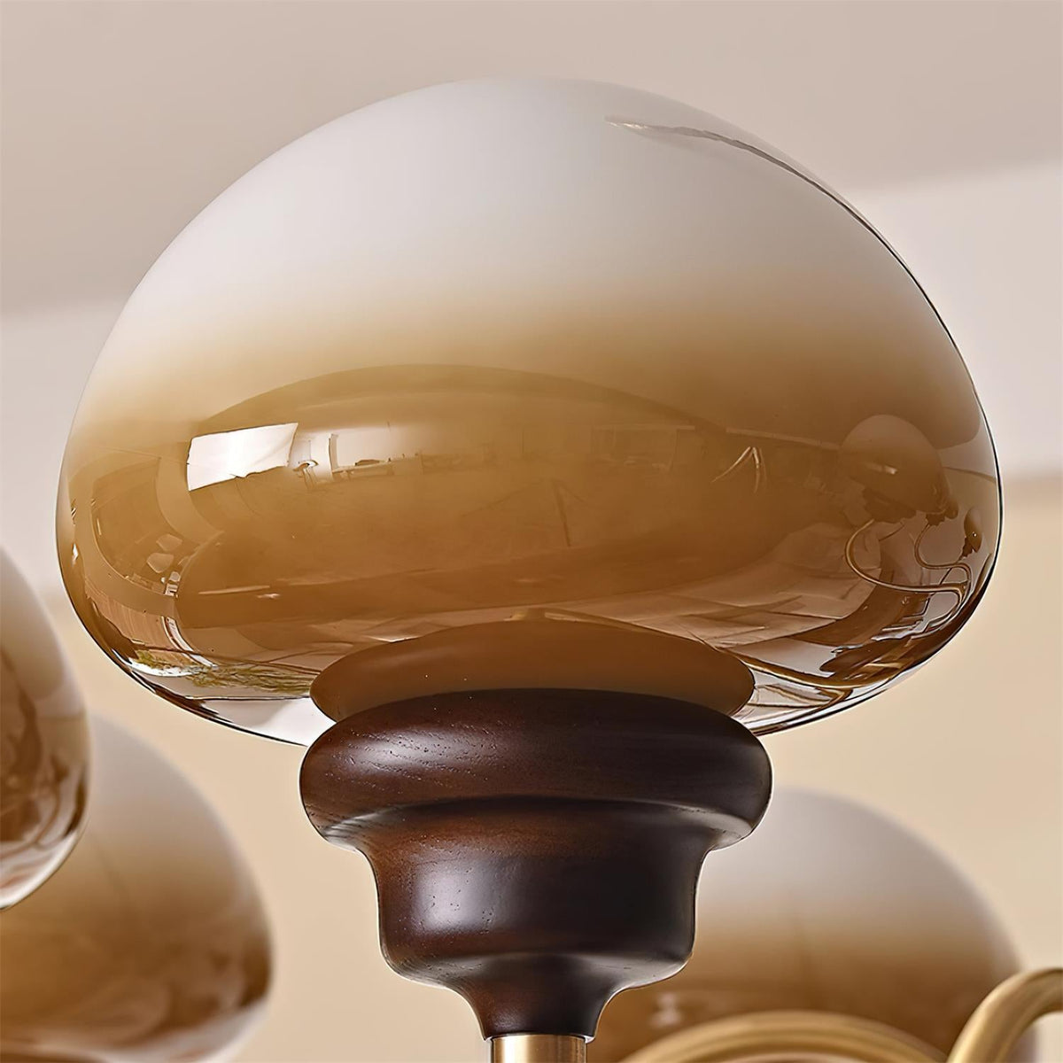 Nonna Mushroom Glass Chandelier — product view 26
