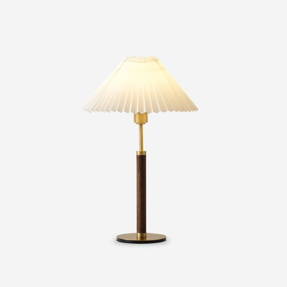 Catelyn Pleated Metal Table Lamp — product view 1