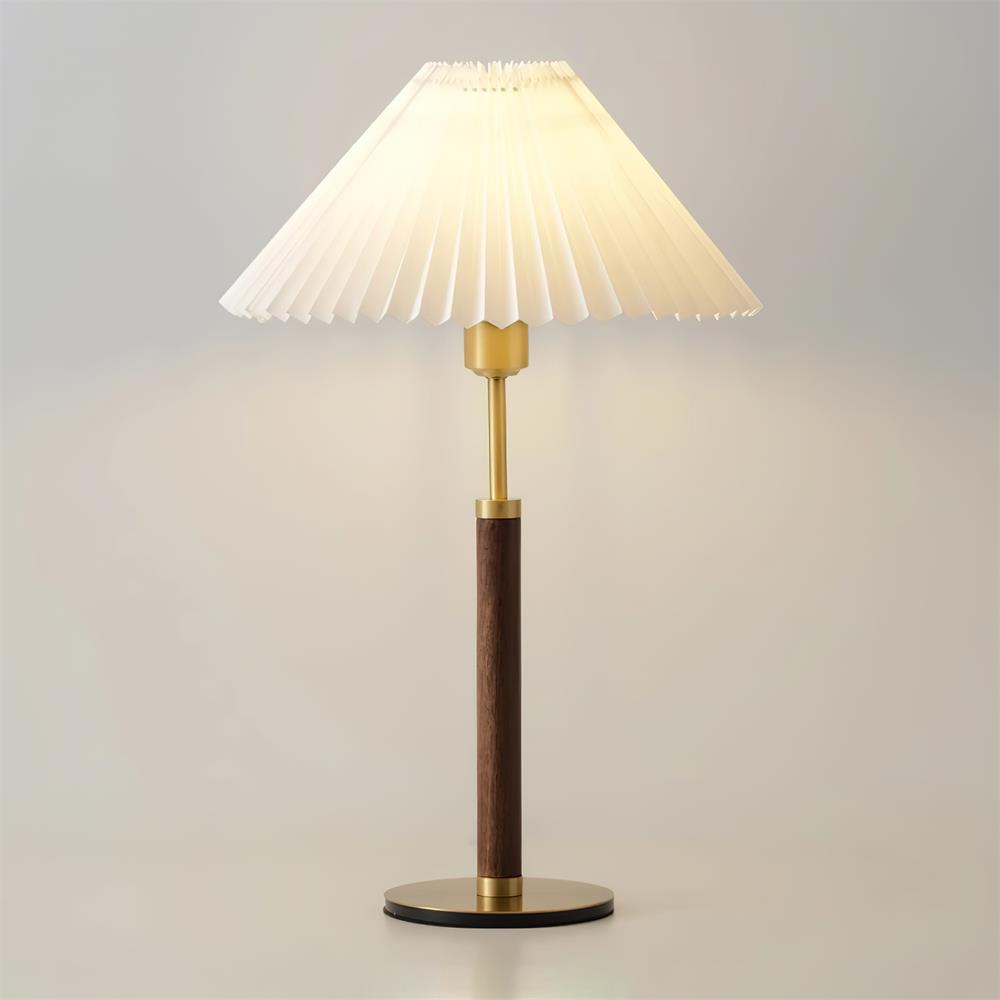 Catelyn Pleated Metal Table Lamp — product view 2