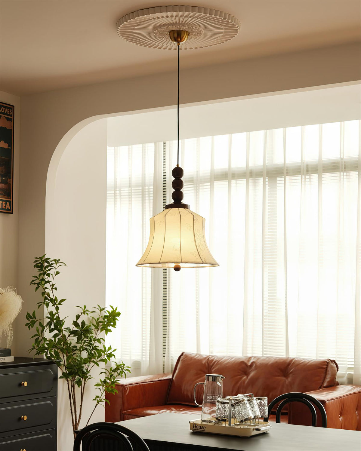 Materia Wood Pendant Lamp — product view 3