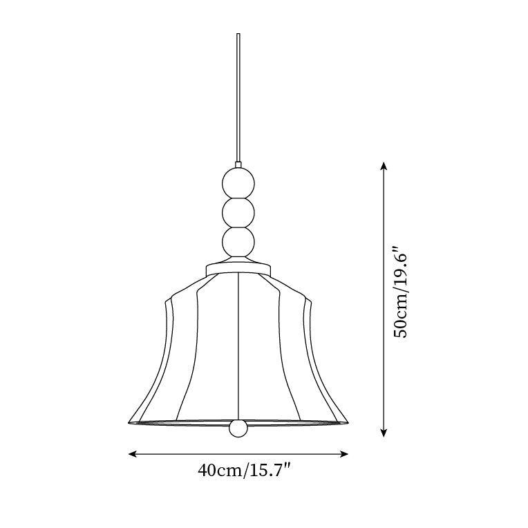 Materia Wood Pendant Lamp — product view 5