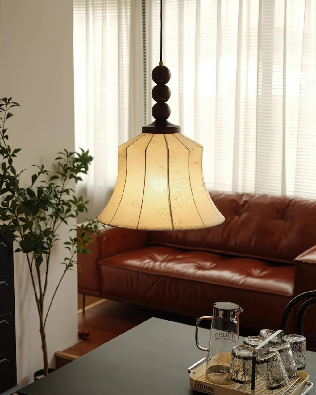 Materia Wood Pendant Lamp — product view 9