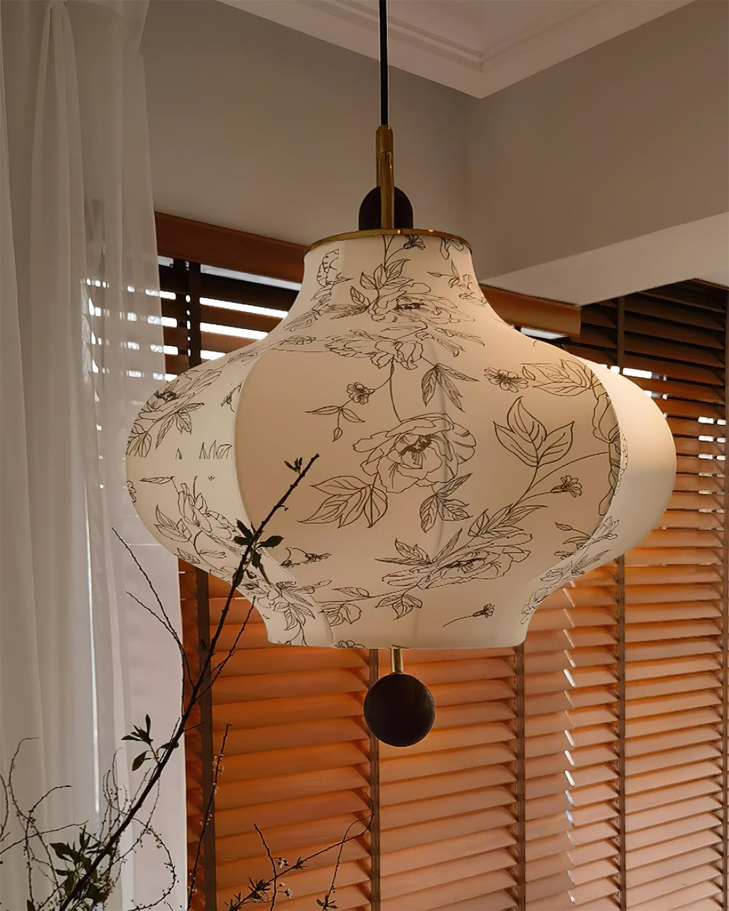 Soli Fabric Pendant Lamp — product view 6