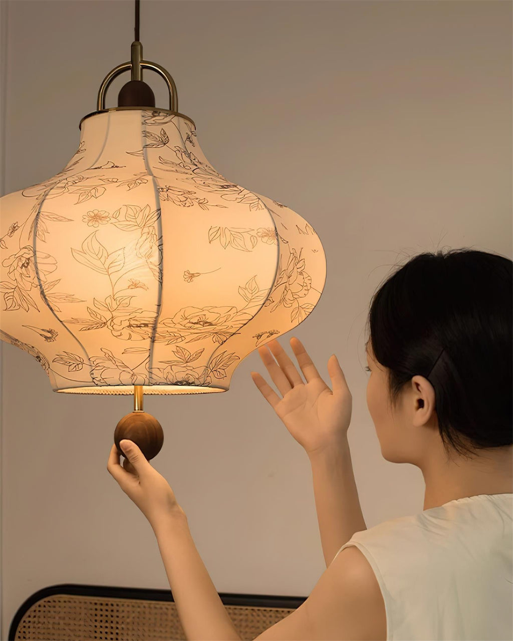 Soli Fabric Pendant Lamp — product view 11