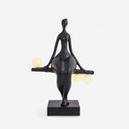 Tennie Sculpture Glass Floor Lamp — product view 1