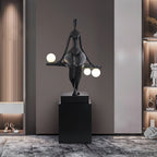 Tennie Sculpture Glass Floor Lamp — product view 8