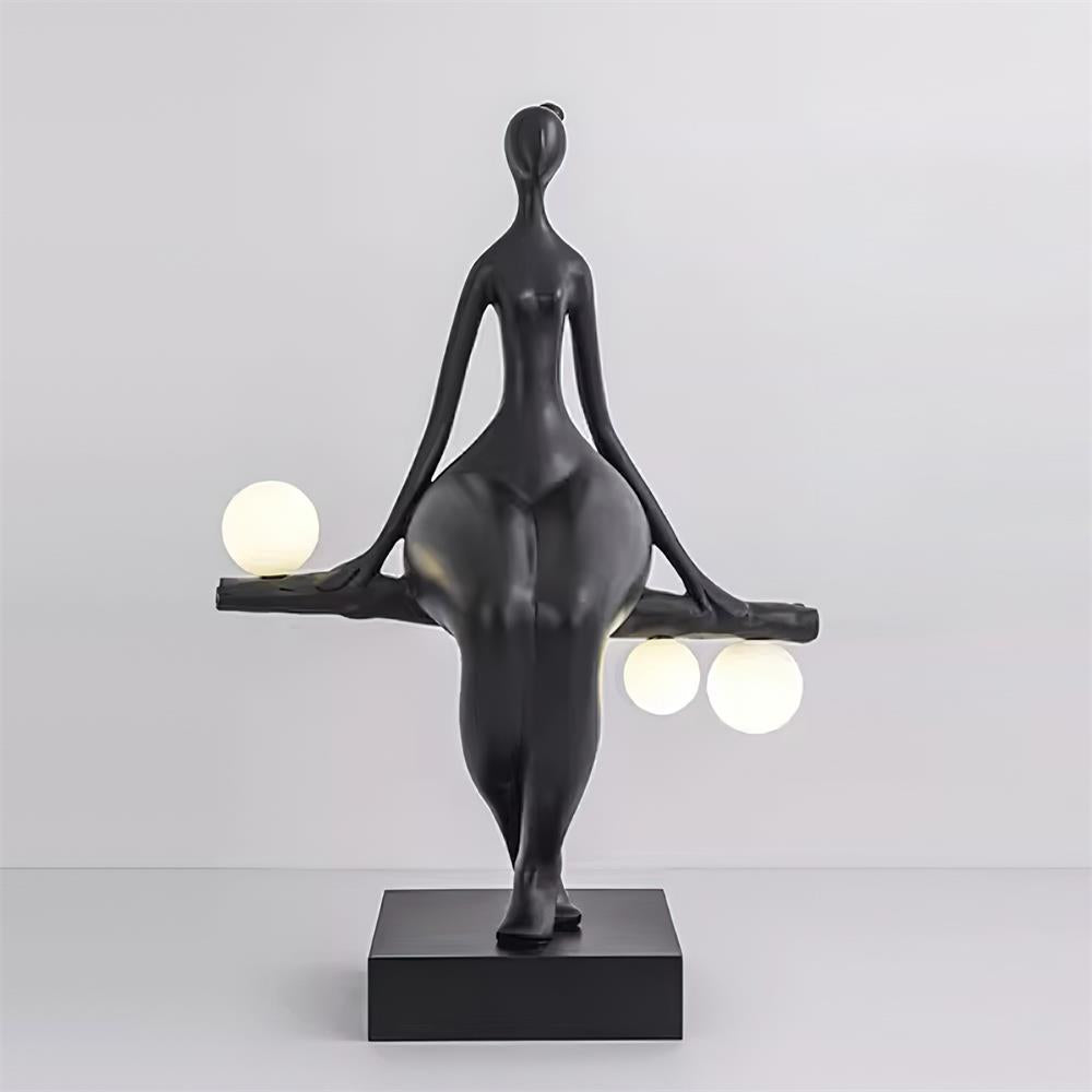 Tennie Sculpture Glass Floor Lamp — product view 13
