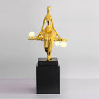 Tennie Sculpture Glass Floor Lamp — product view 14