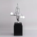 Tennie Sculpture Glass Floor Lamp — product view 15