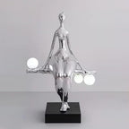 Tennie Sculpture Glass Floor Lamp — product view 17