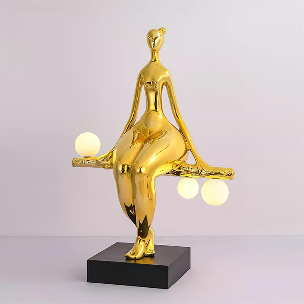 Tennie Sculpture Glass Floor Lamp — product view 18