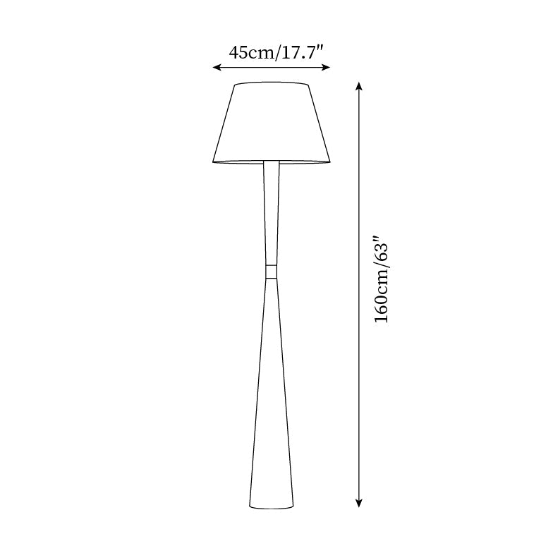 Faros Wood Floor Lamp — product view 5