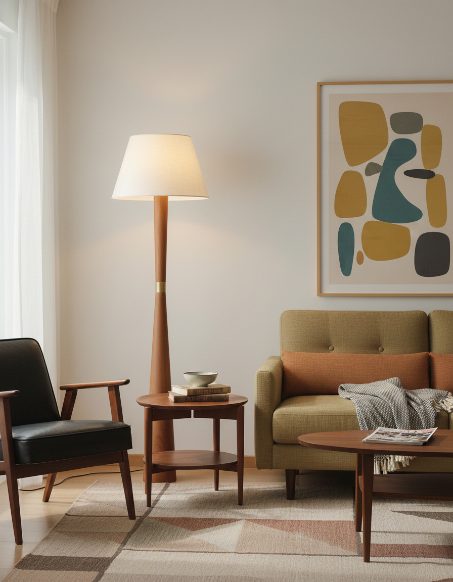 Faros Wood Floor Lamp — product view 7