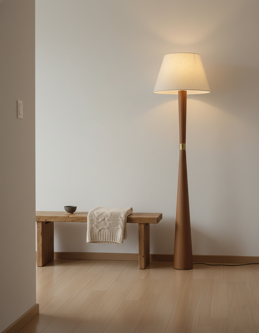Faros Wood Floor Lamp — product view 8