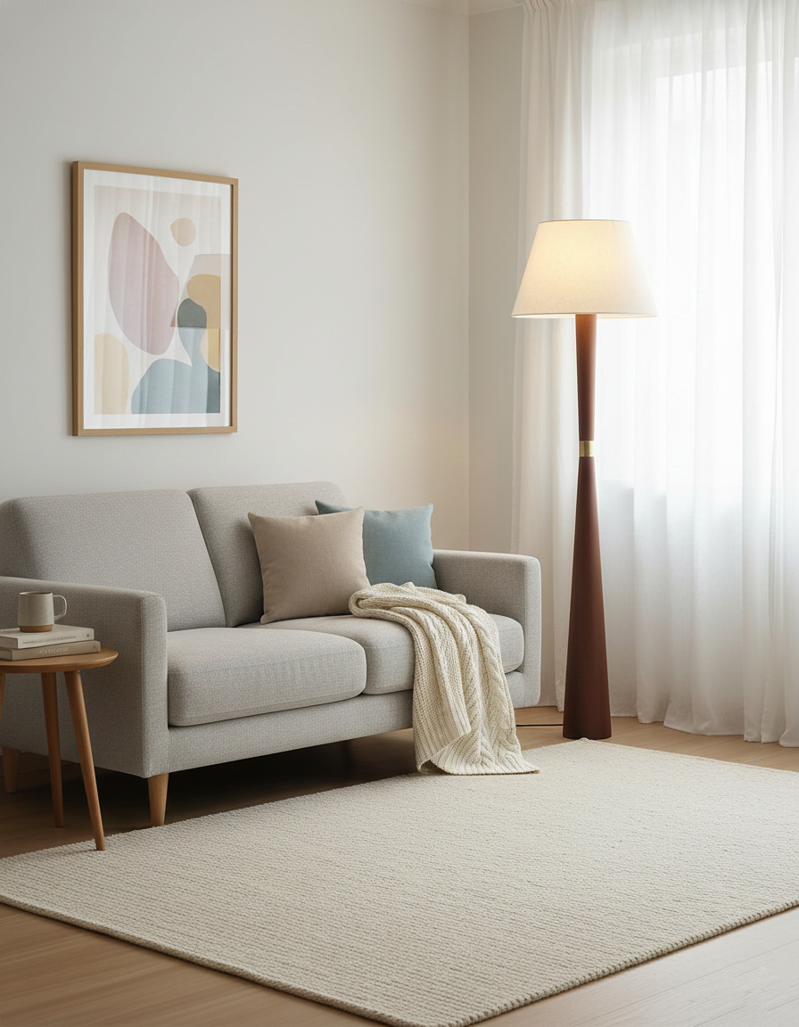 Faros Wood Floor Lamp — product view 9