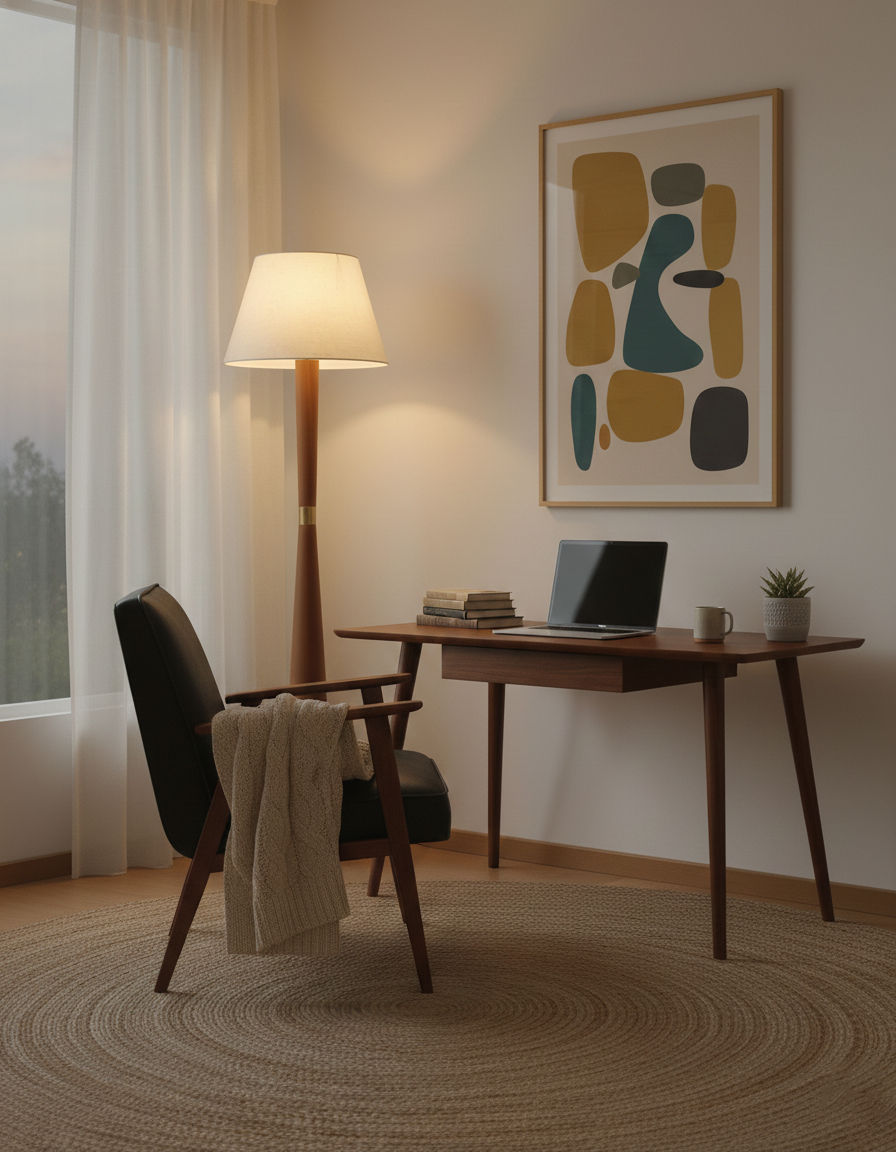 Faros Wood Floor Lamp — product view 10