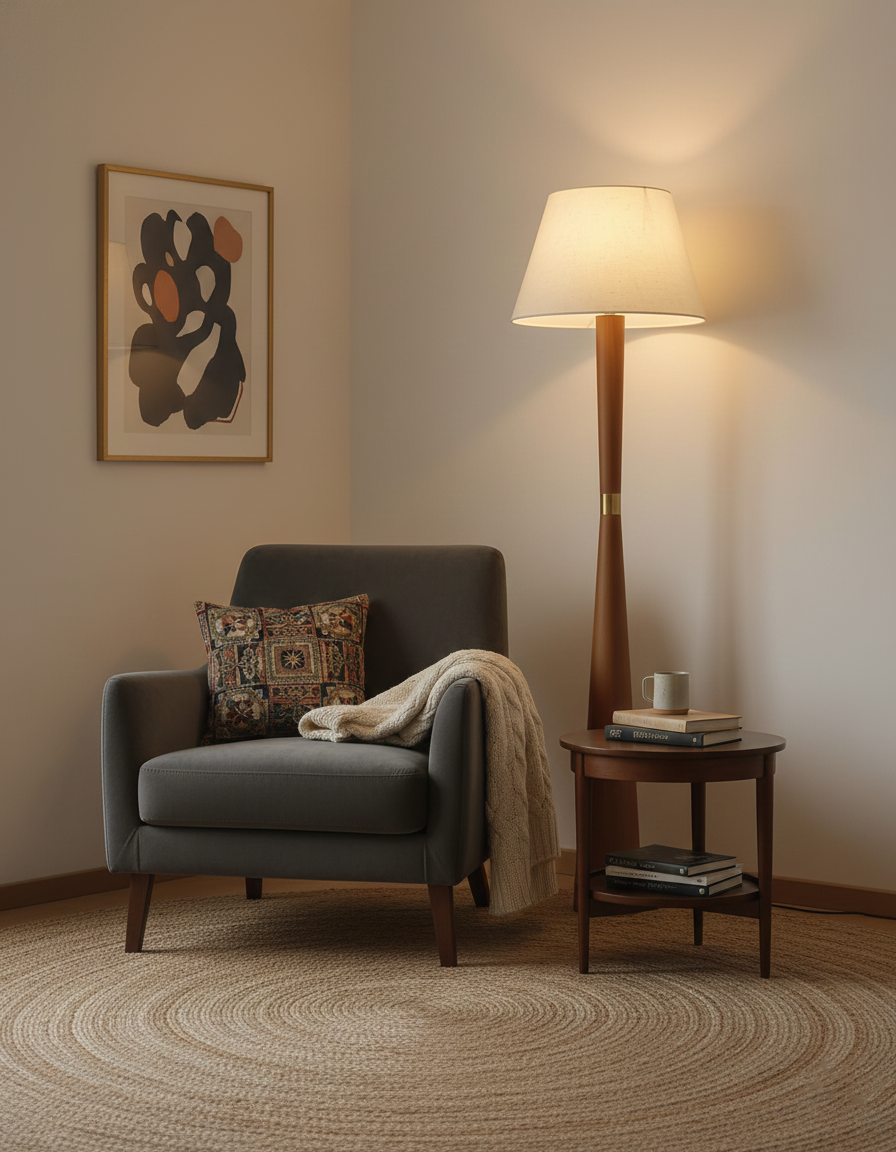 Faros Wood Floor Lamp — product view 13