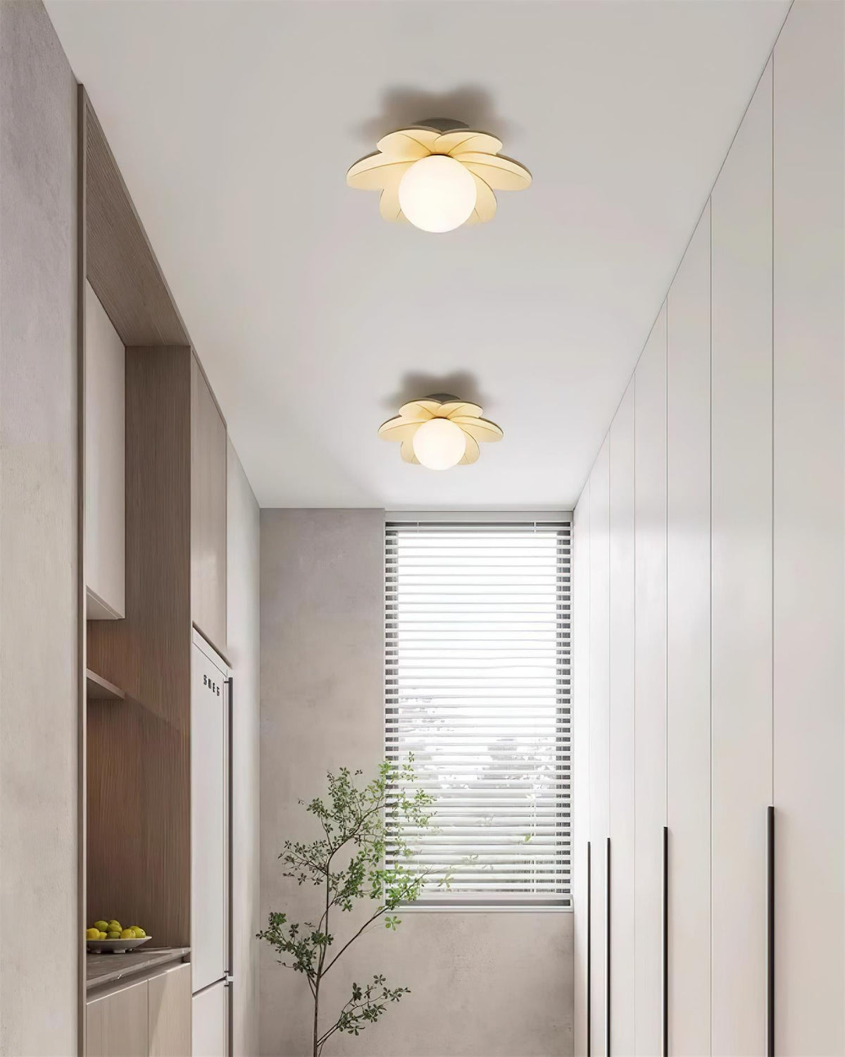 Carins Flower Glass Ceiling Light — product view 3