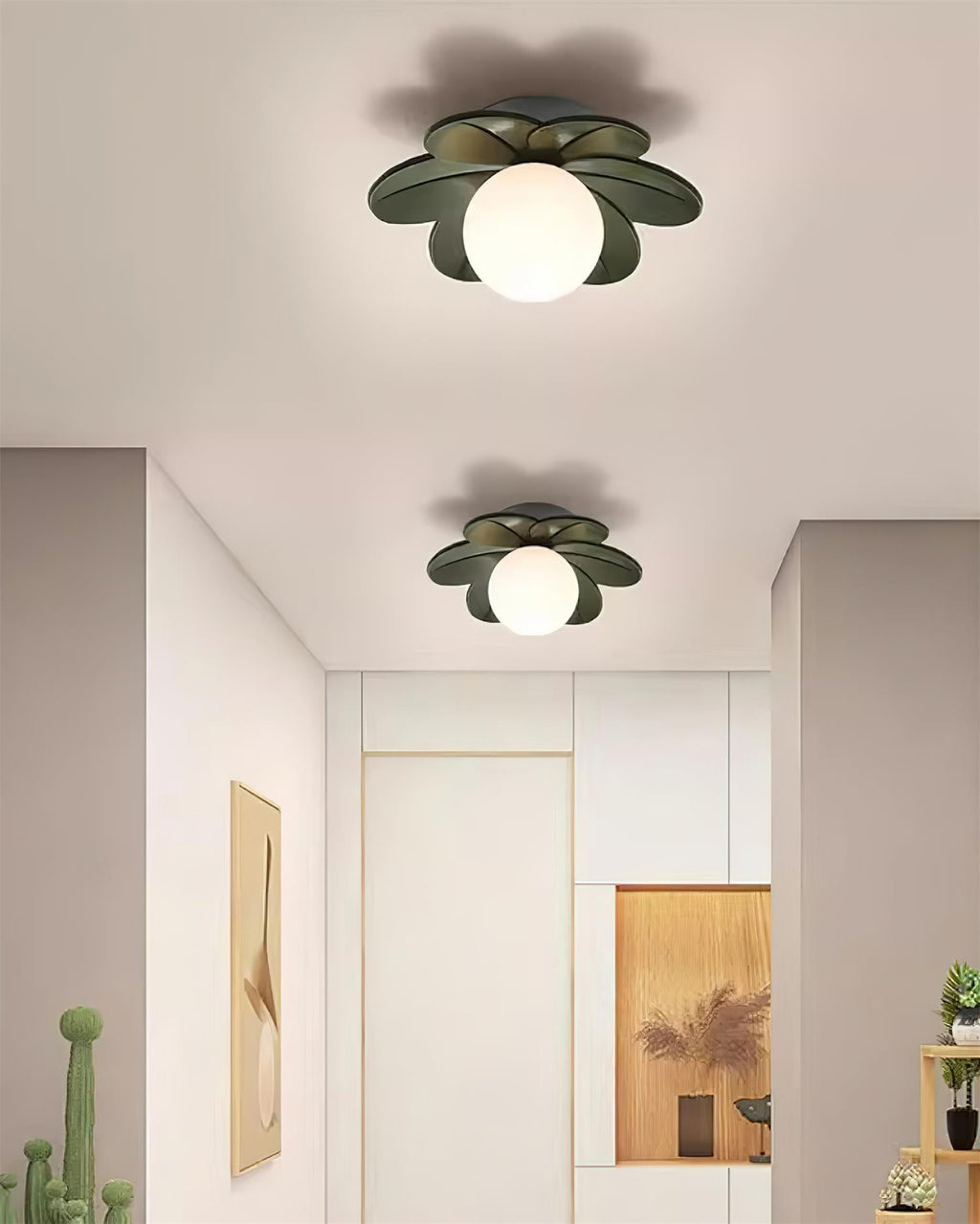 Carins Flower Glass Ceiling Light — product view 6