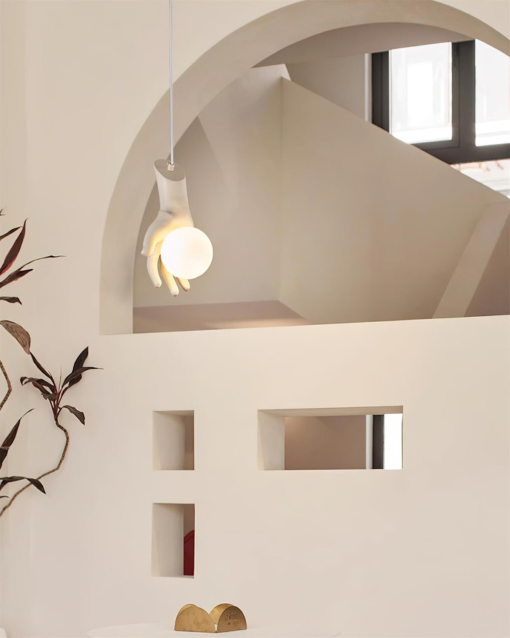 Hand of Victory Metal Pendant Lamp — product view 2