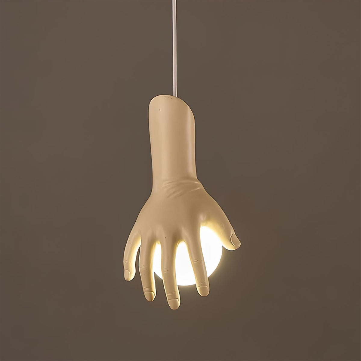Hand of Victory Metal Pendant Lamp — product view 3