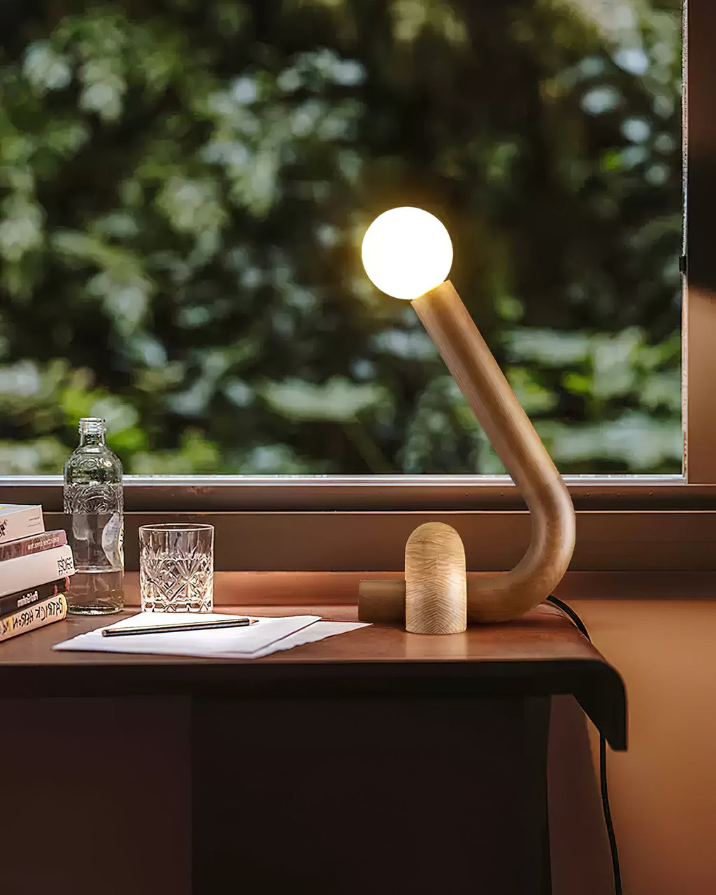 Corolle Wood Table Lamp — product view 4