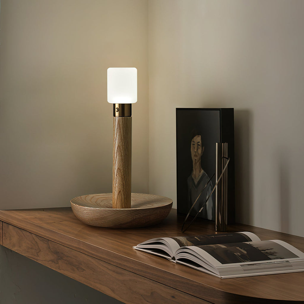 Lemelia Wood Table Lamp — product view 2